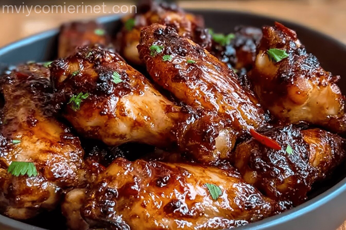 Honey Garlic Jerk Chicken Wings