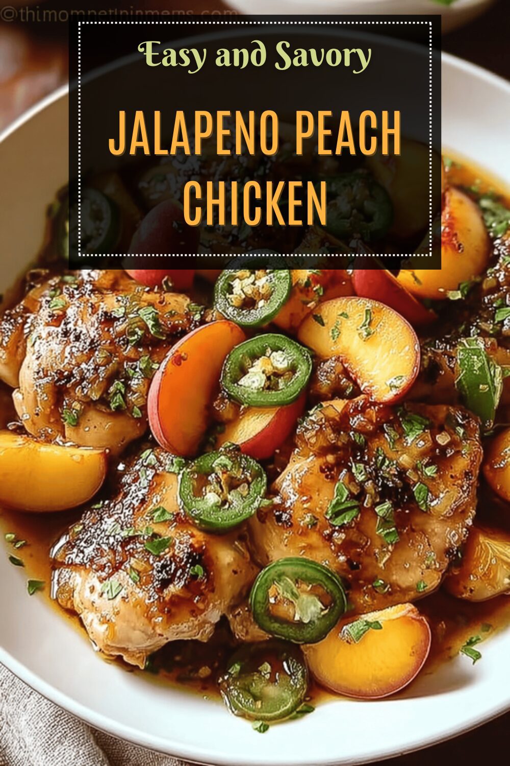 Jalapeno Peach Chicken