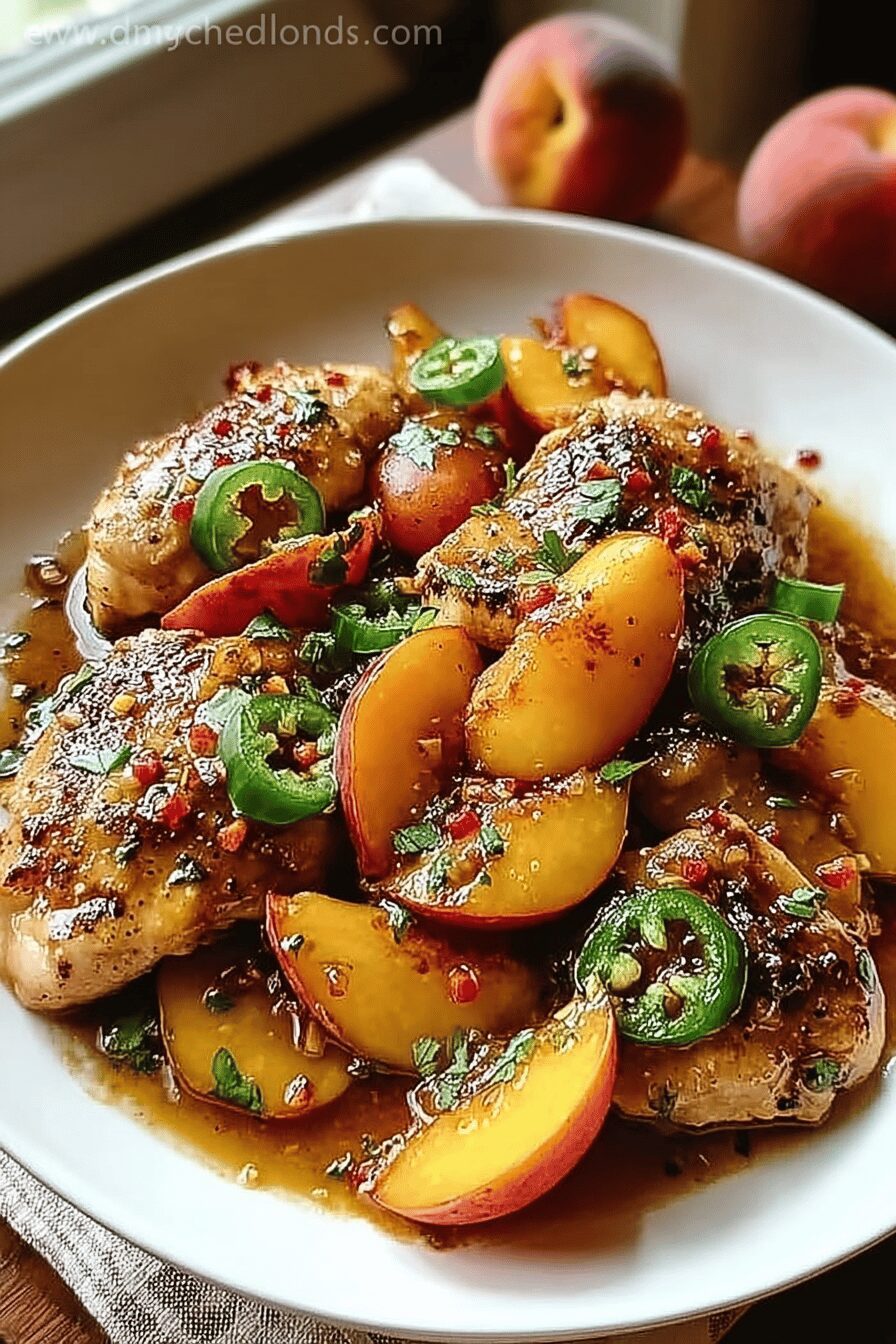 Jalapeno Peach Chicken