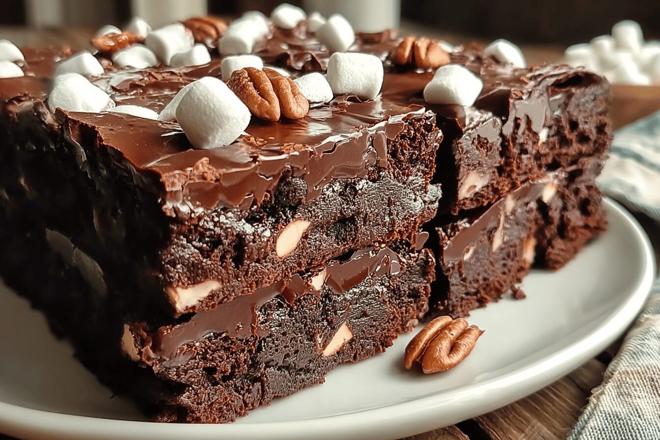 Mississippi Mud Cake Brownies