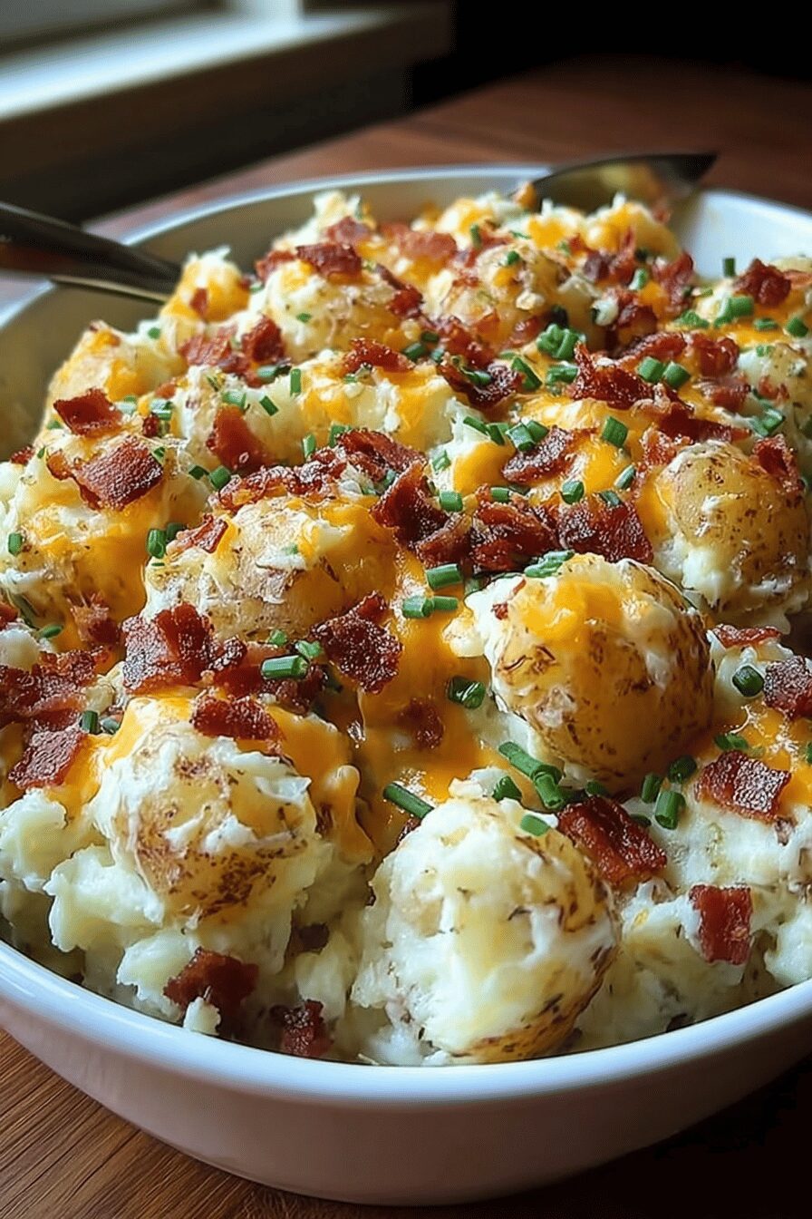 Mississippi Mud Cheesy Potatoes