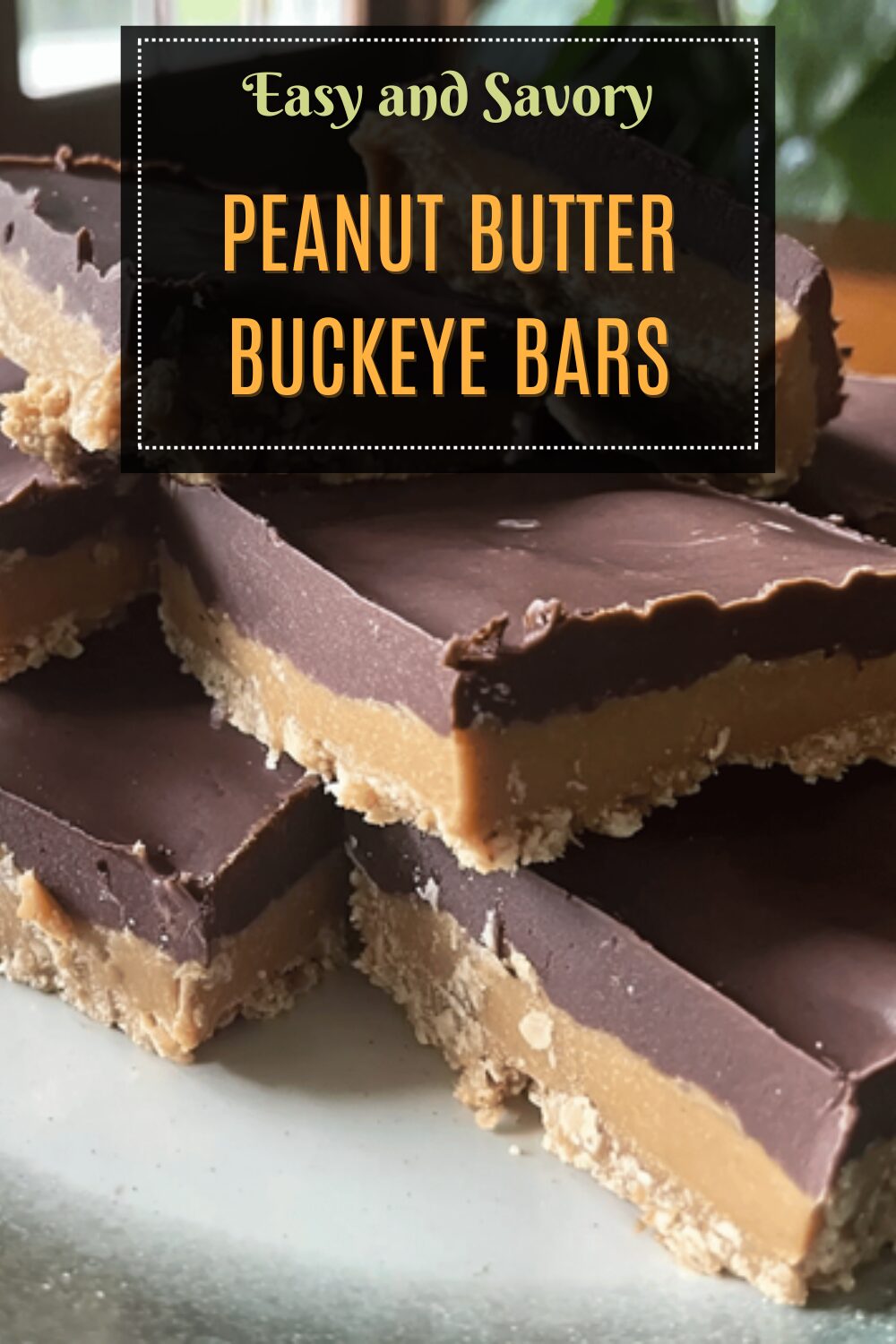 Peanut Butter Buckeye Bars