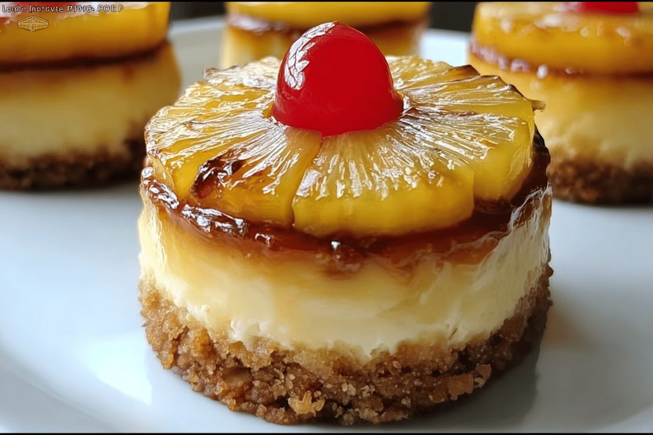 Pineapple Upside Down Cheesecake
