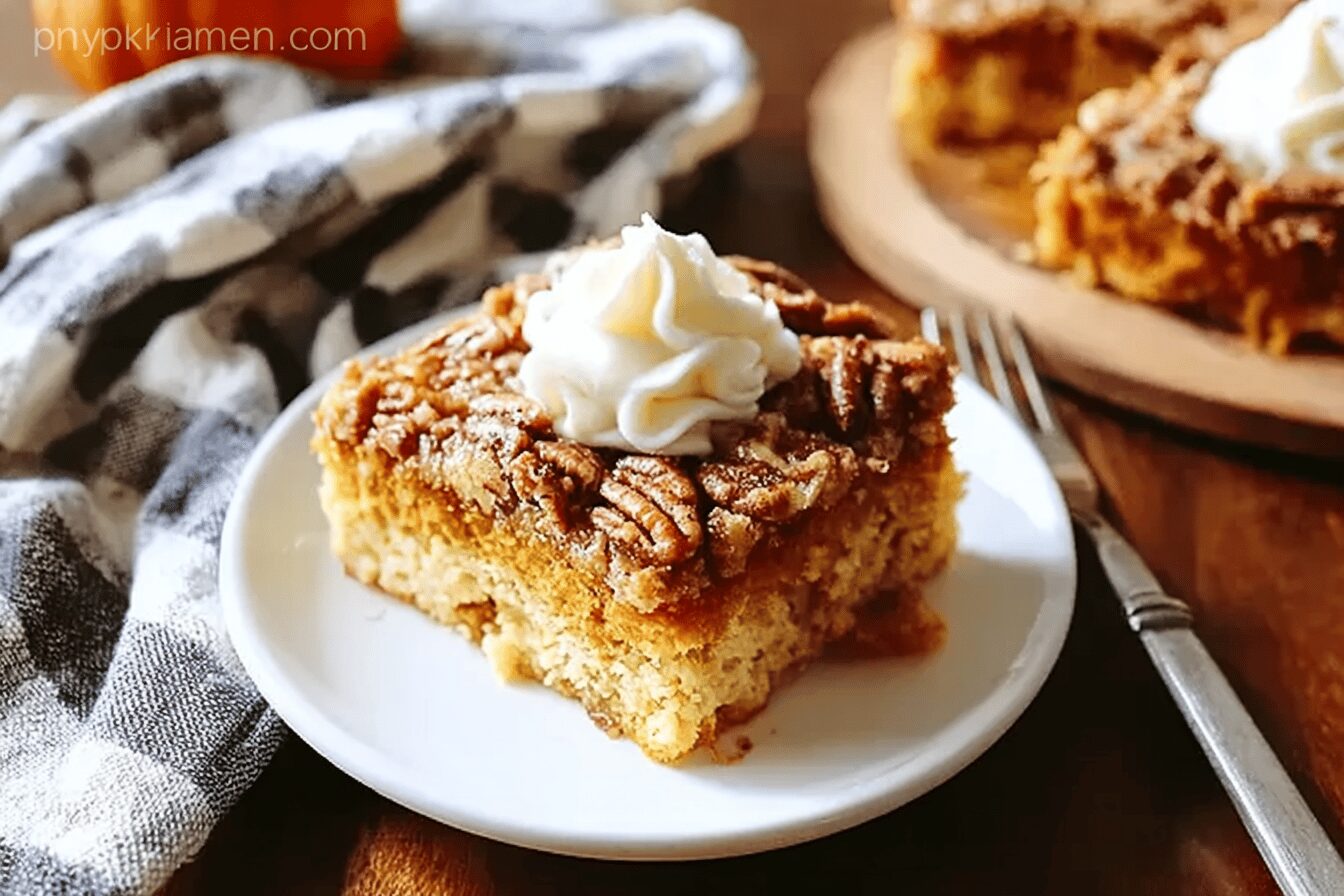 Pumpkin Crunch Cake