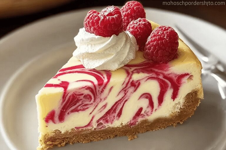 Raspberry White Chocolate Swirl Cheesecake 74.Png