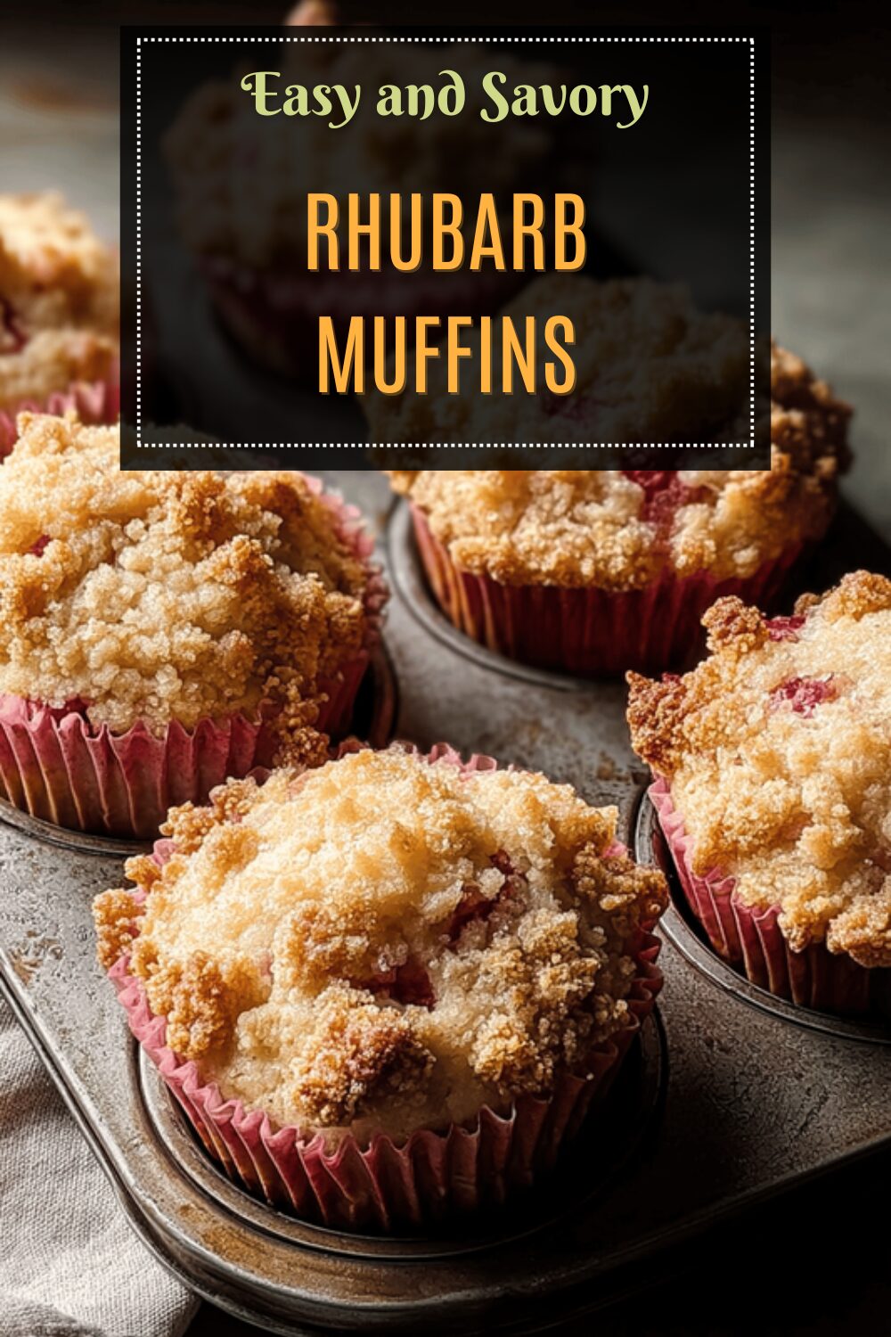 Rhubarb Muffins
