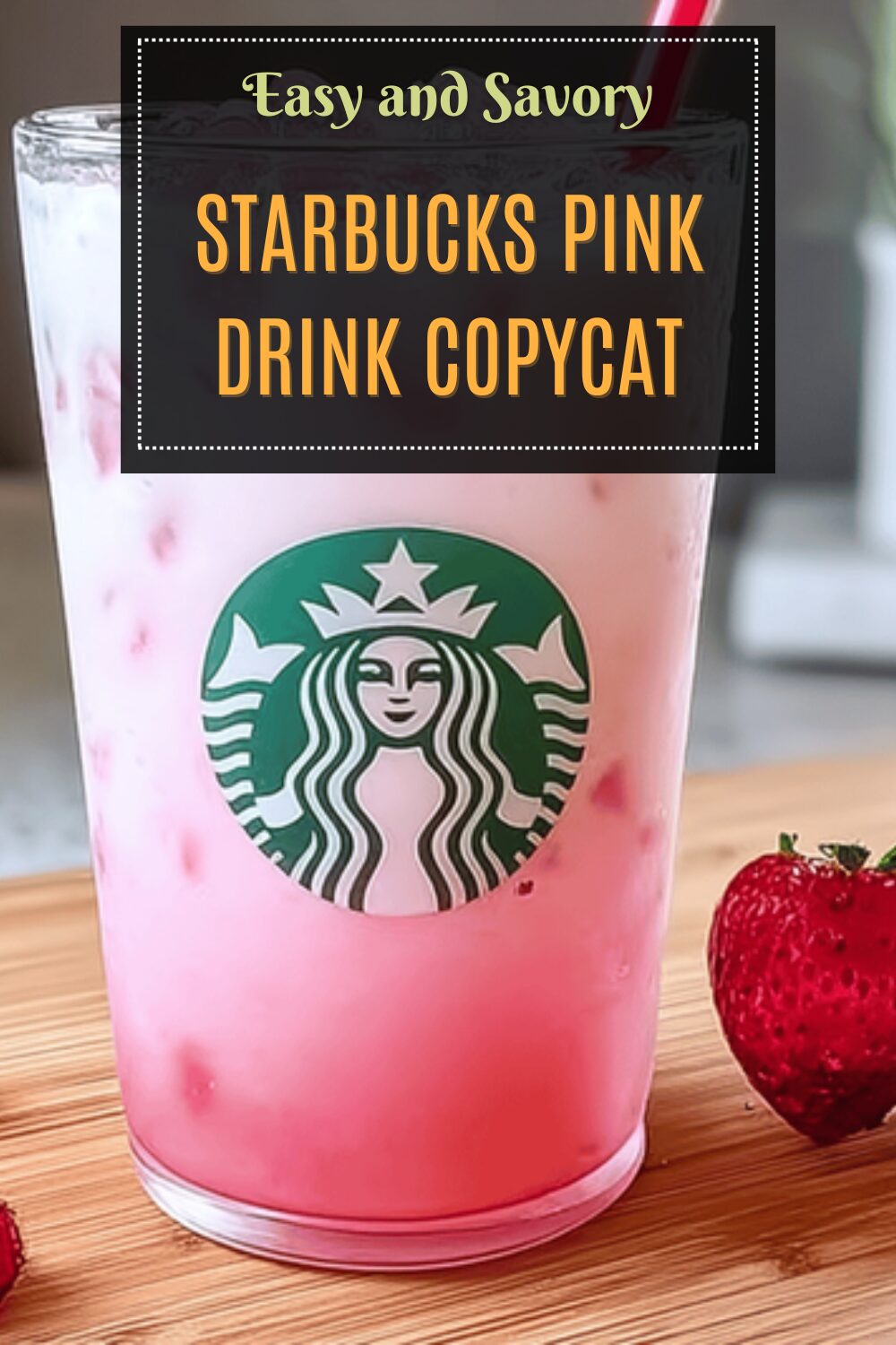 Starbucks Pink Drink Copycat