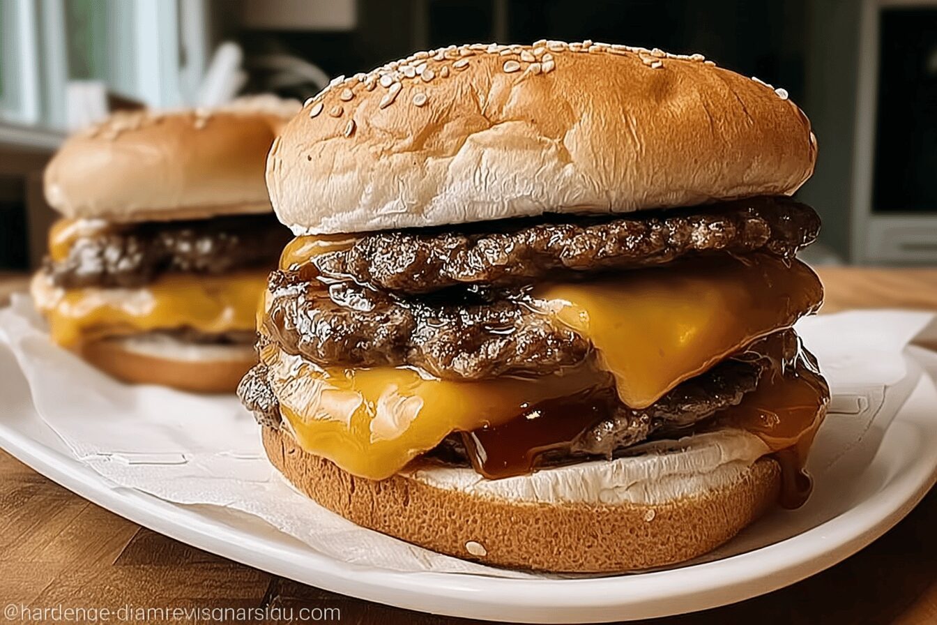 Steak And Shake Garlic Double Steakburger