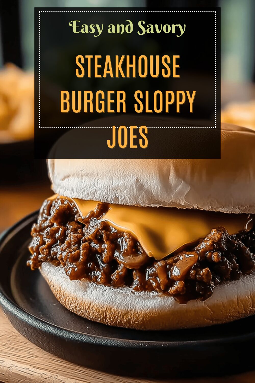 Steakhouse Burger Sloppy Joes
