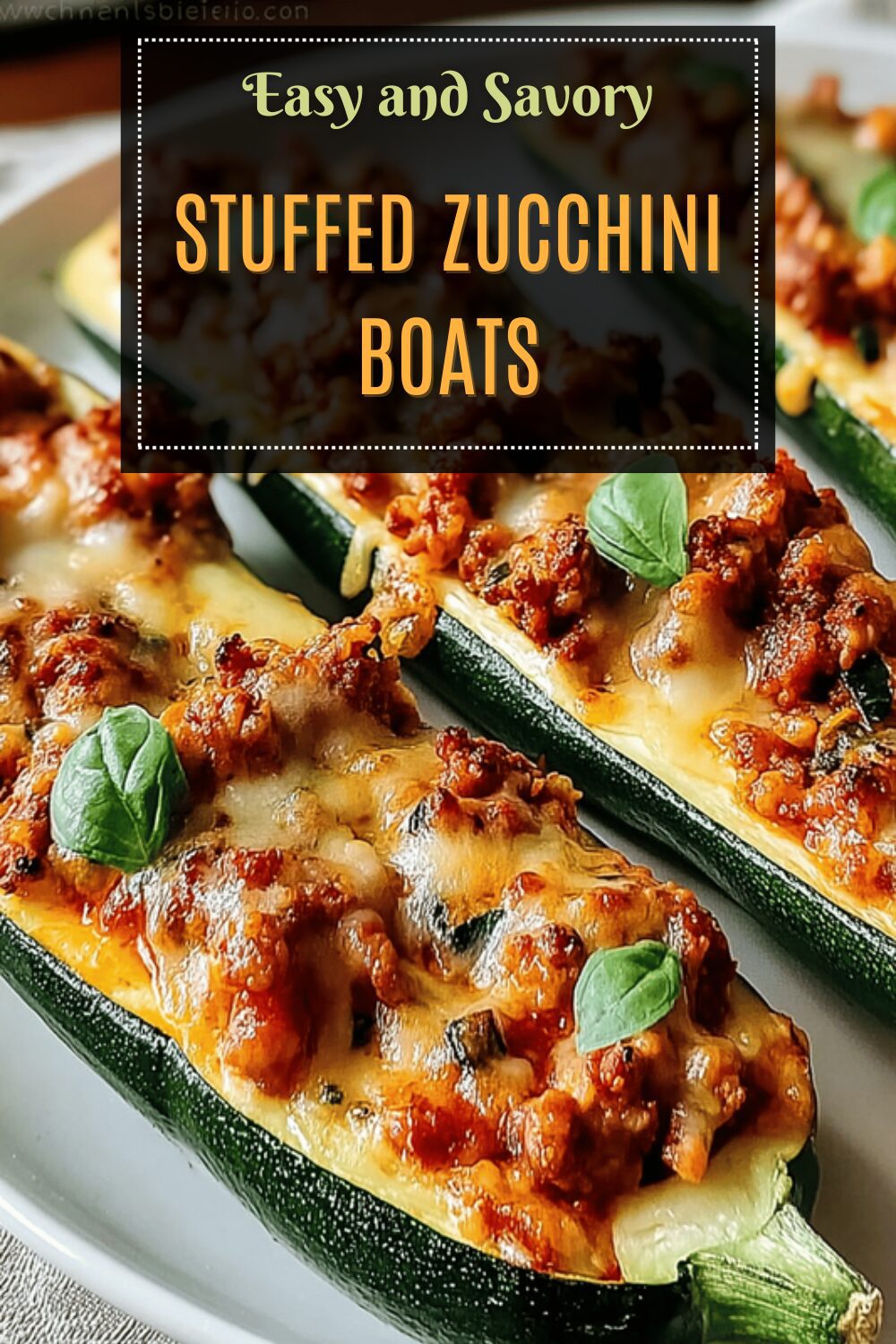 Stuffed Zucchini Boats