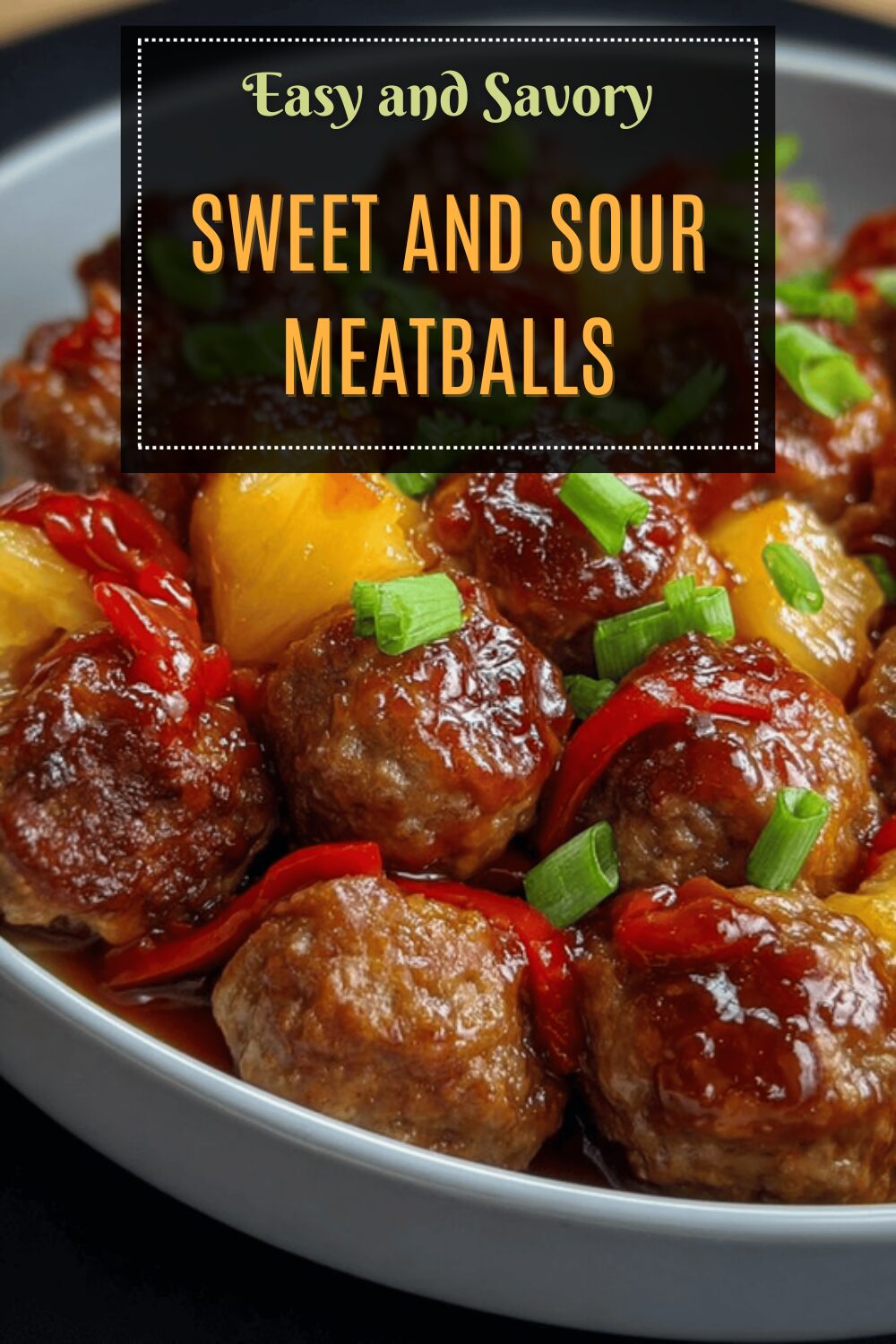 Sweet And Sour Meatballs
