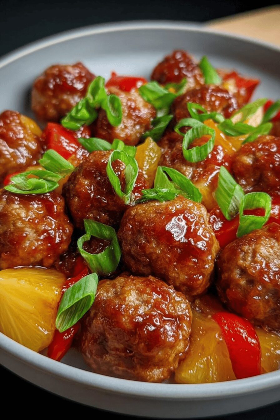 Sweet And Sour Meatballs