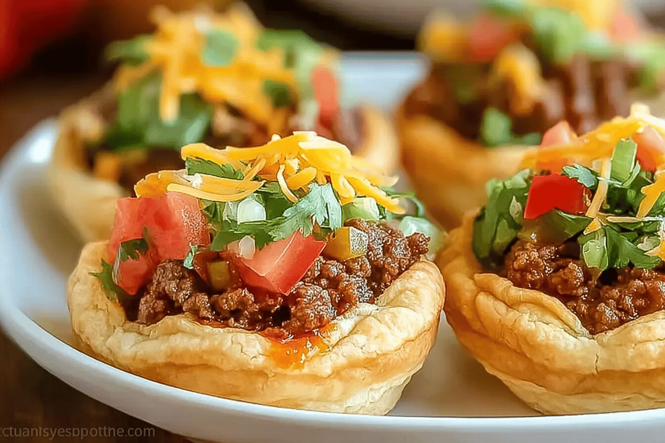 Taco Biscuit Cups