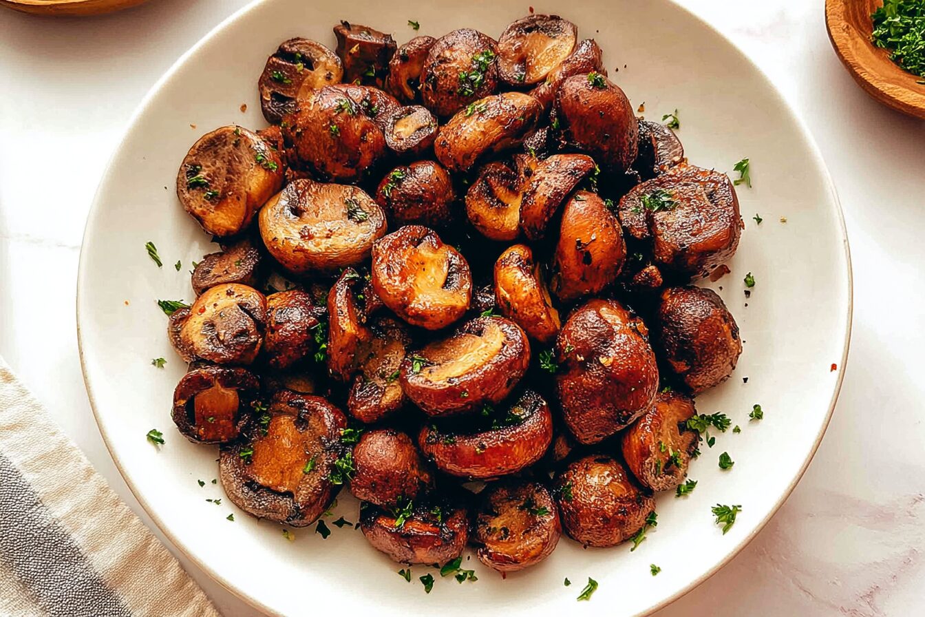 Air Fryer Mushrooms