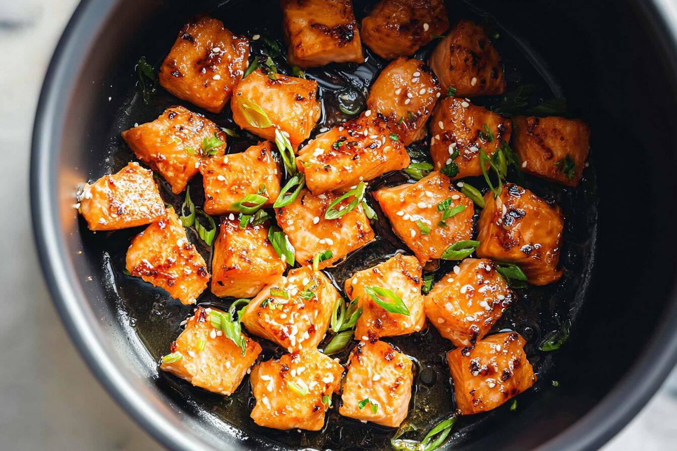 Air Fryer Salmon Bites