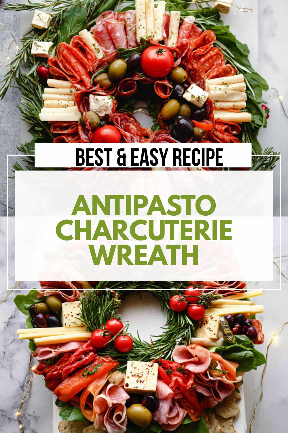 Antipasto Charcuterie Wreath