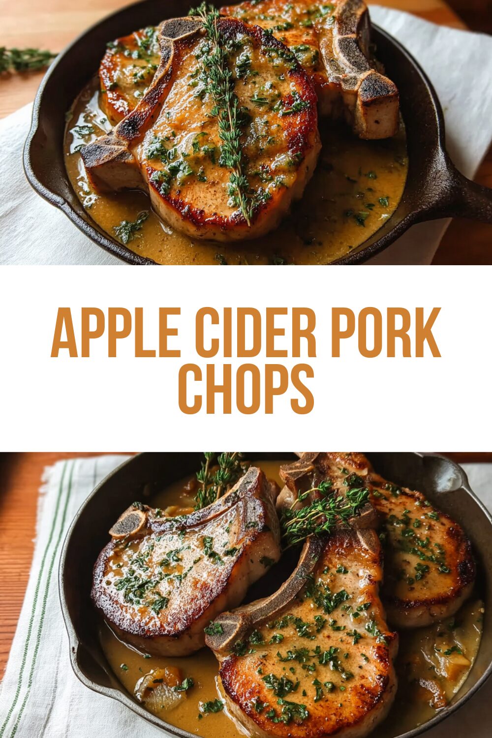 Apple Cider Pork Chops