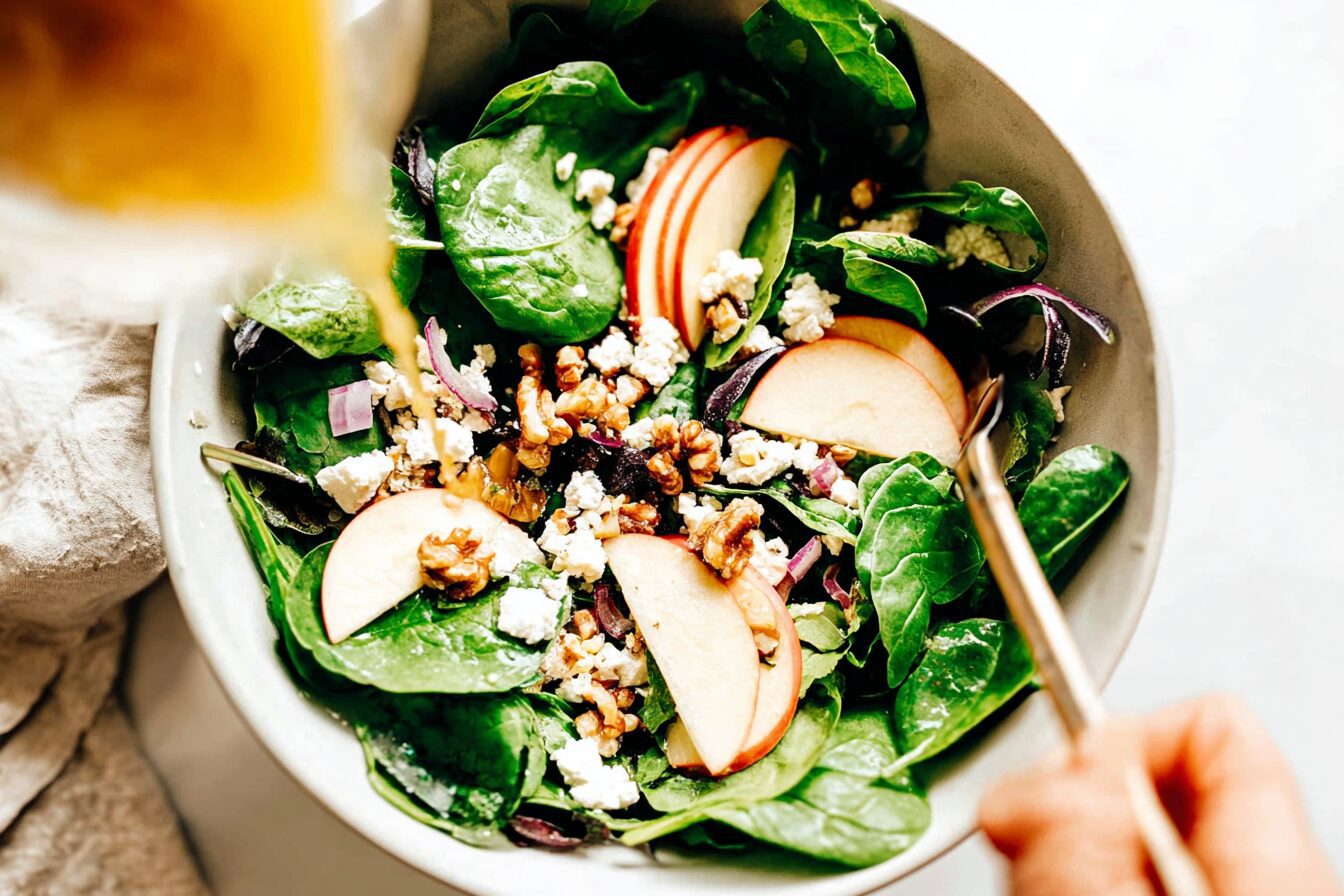 Apple Spinach Salad