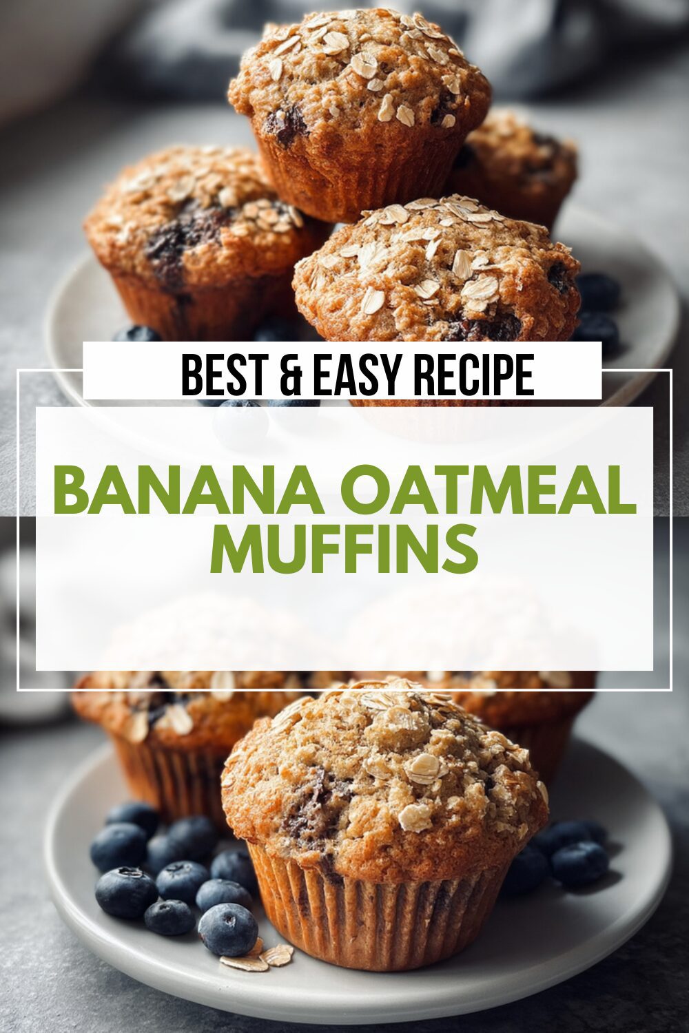 Banana Oatmeal Muffins
