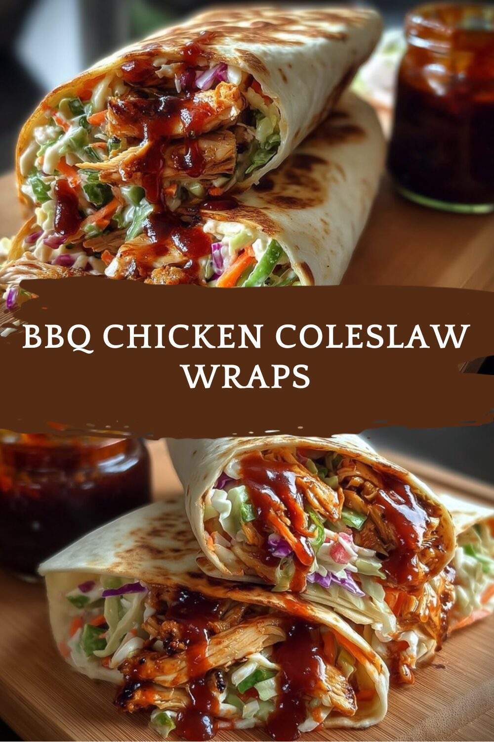 Bbq Chicken Coleslaw Wraps