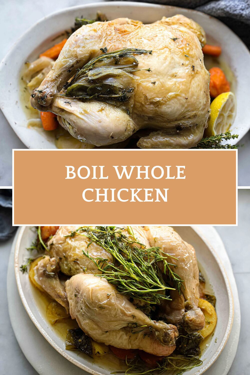 Boil Whole Chicken