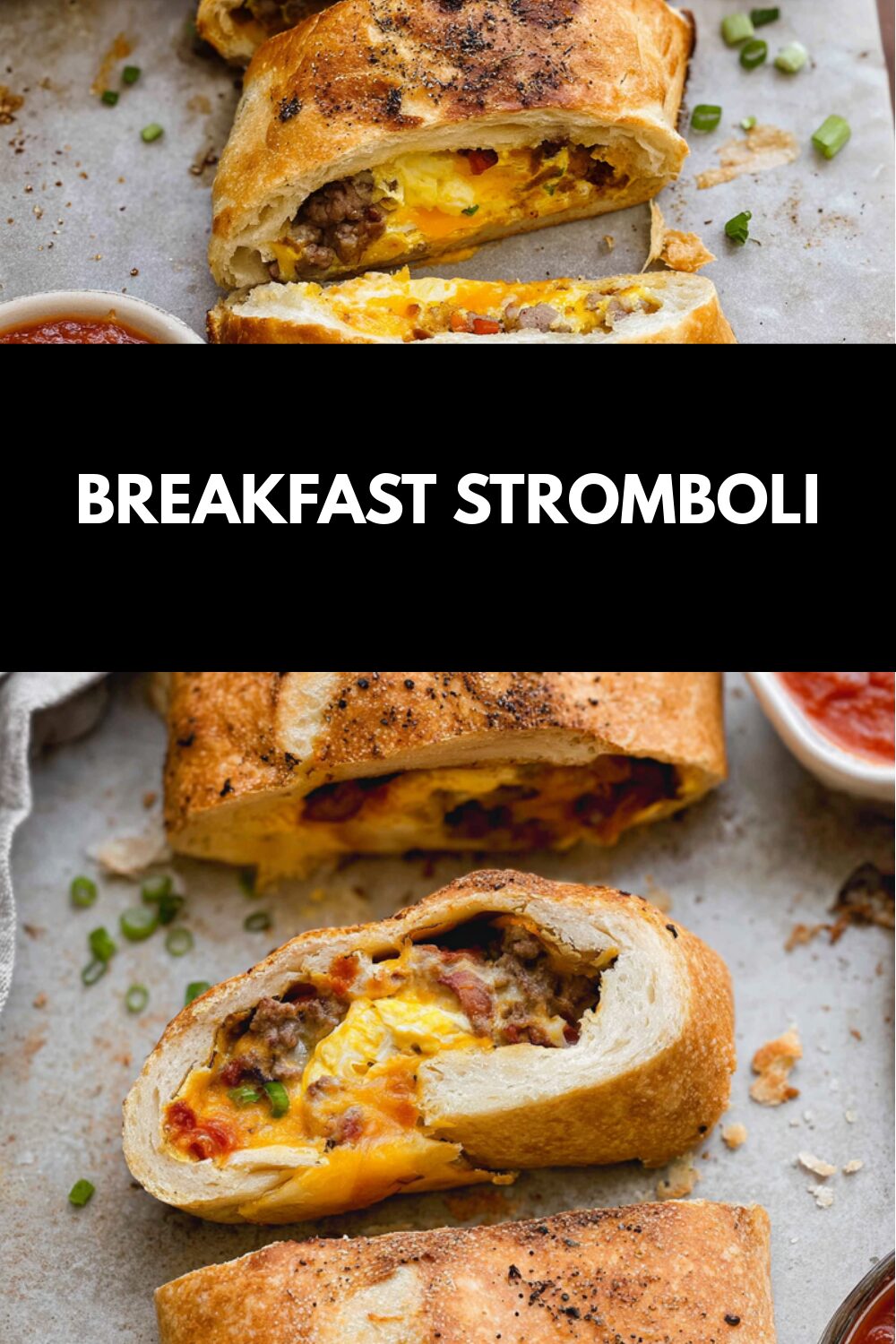 Breakfast Stromboli