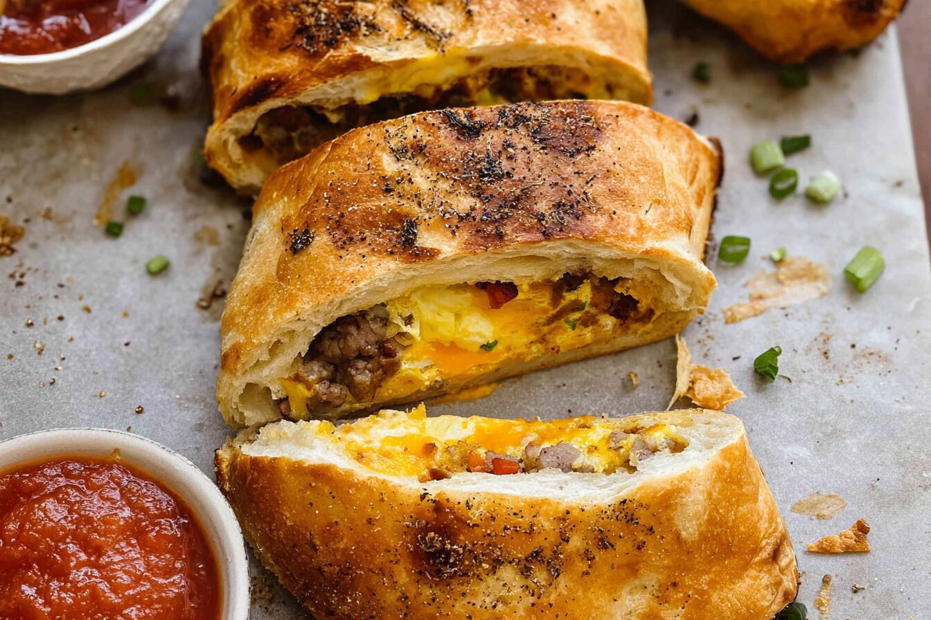 Breakfast Stromboli