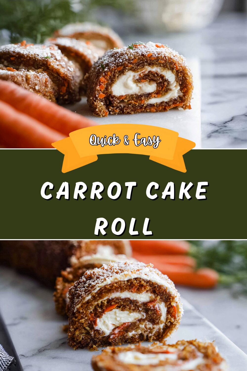 Carrot Cake Roll