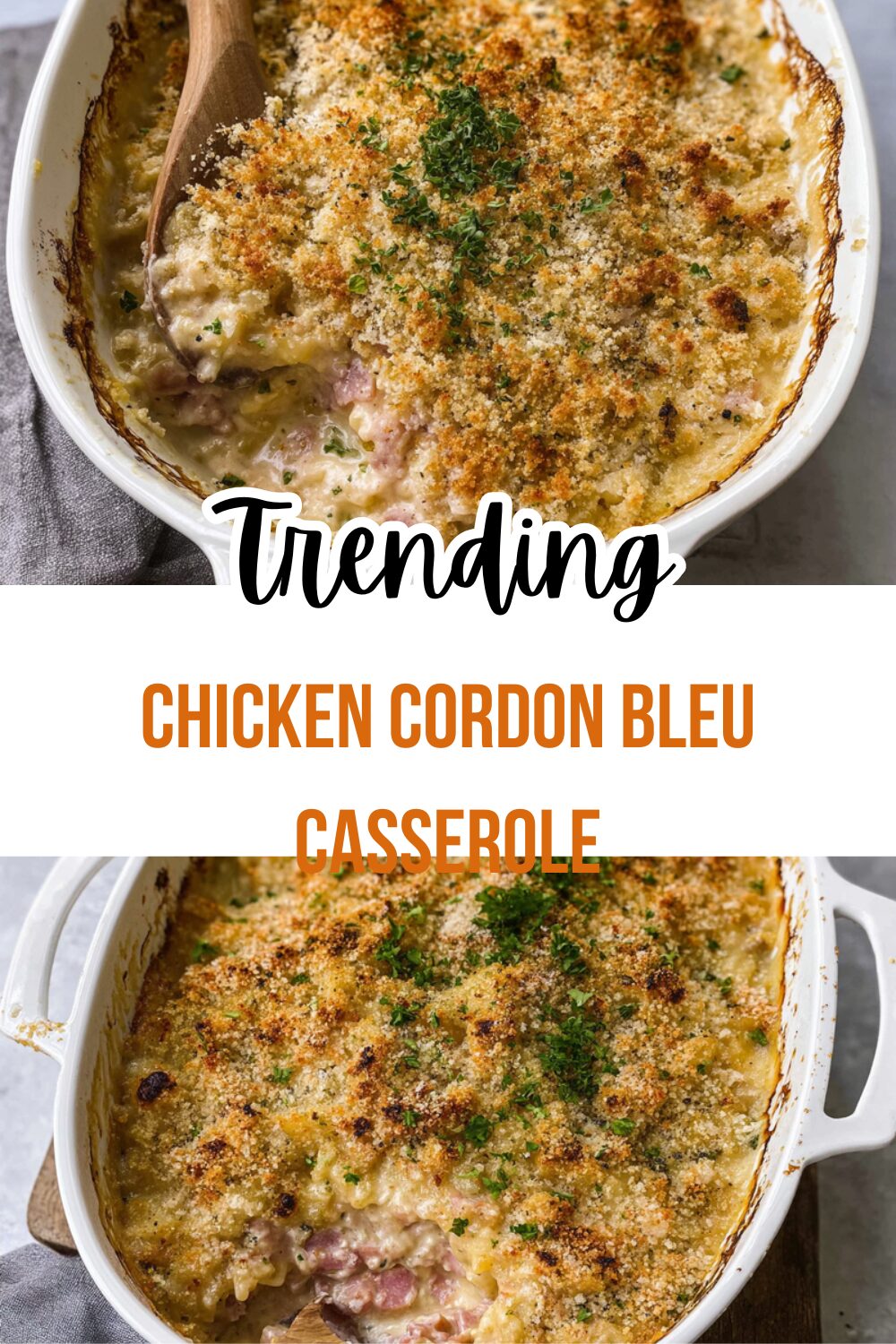 Chicken Cordon Bleu Casserole