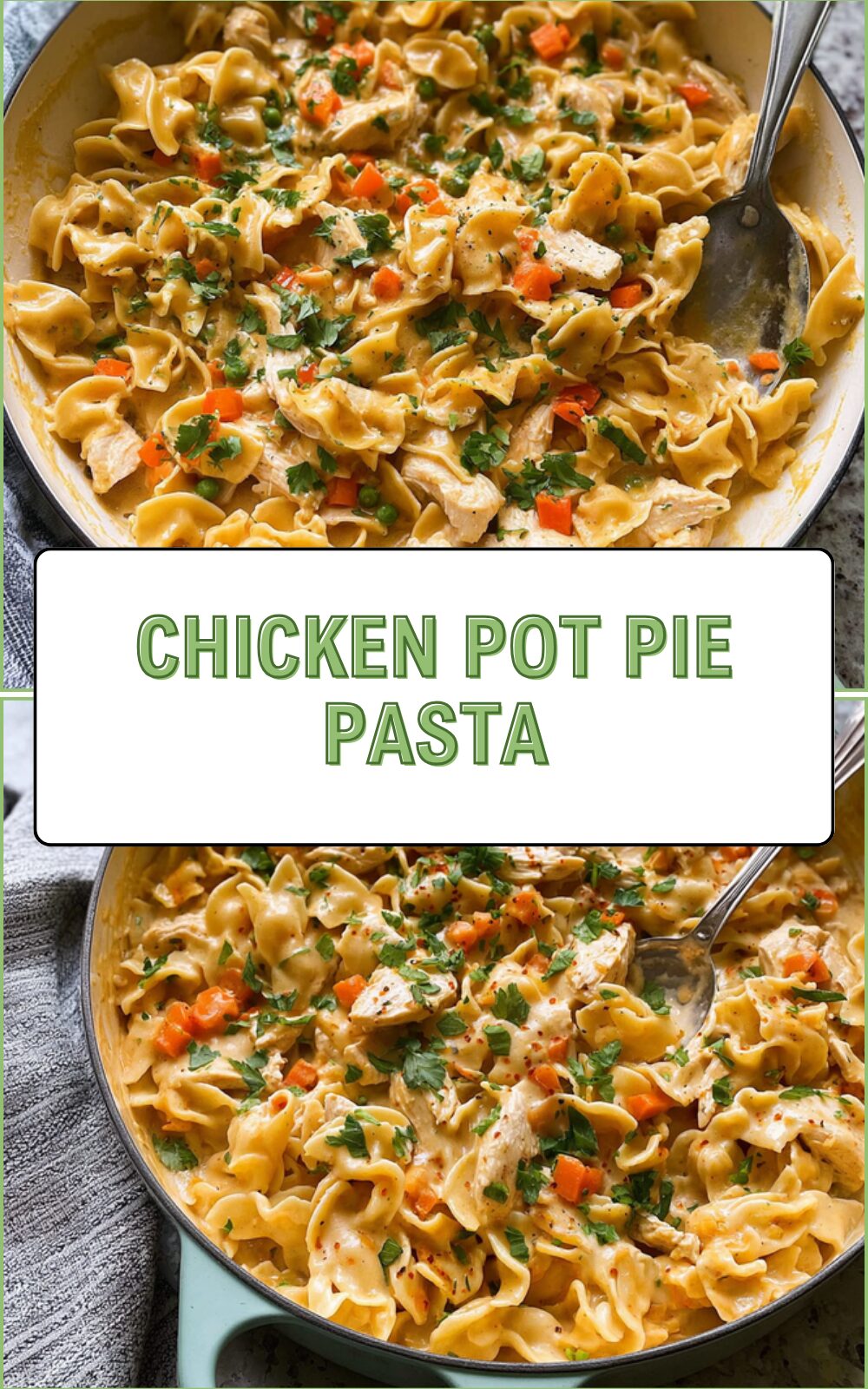 Chicken Pot Pie Pasta