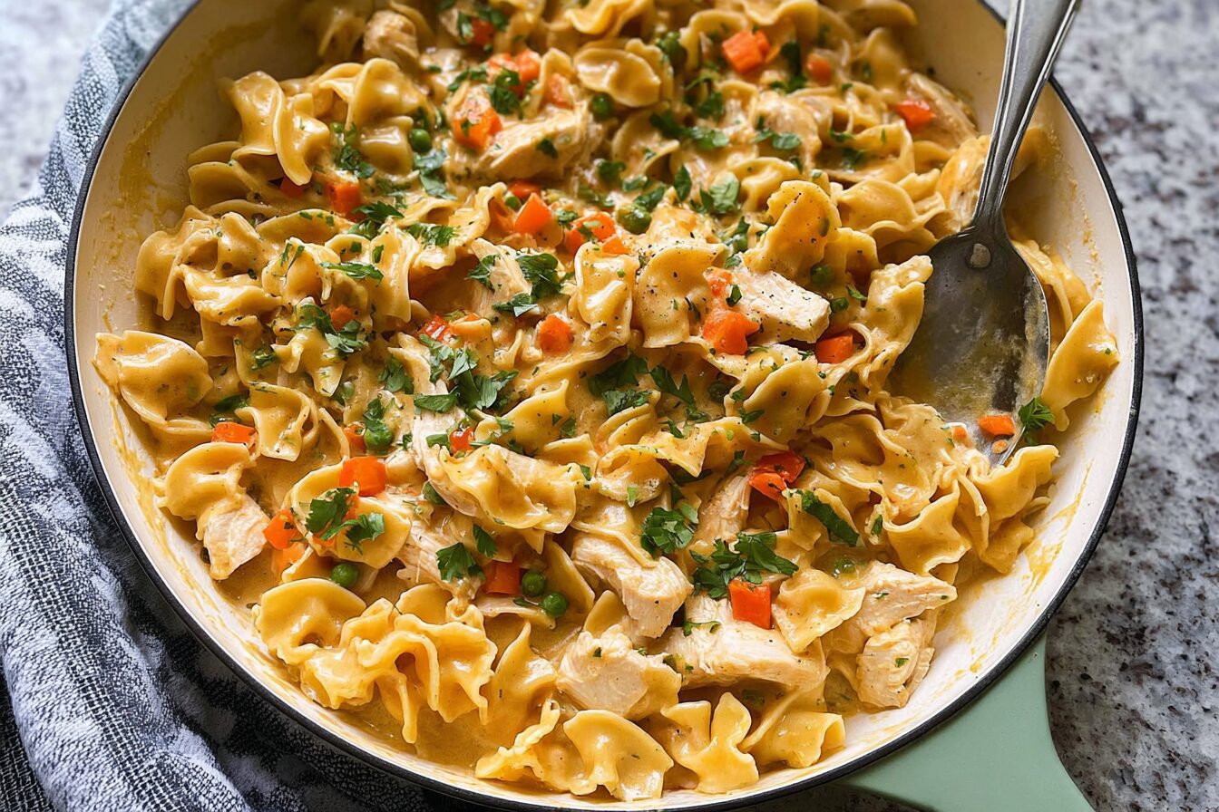 Chicken Pot Pie Pasta
