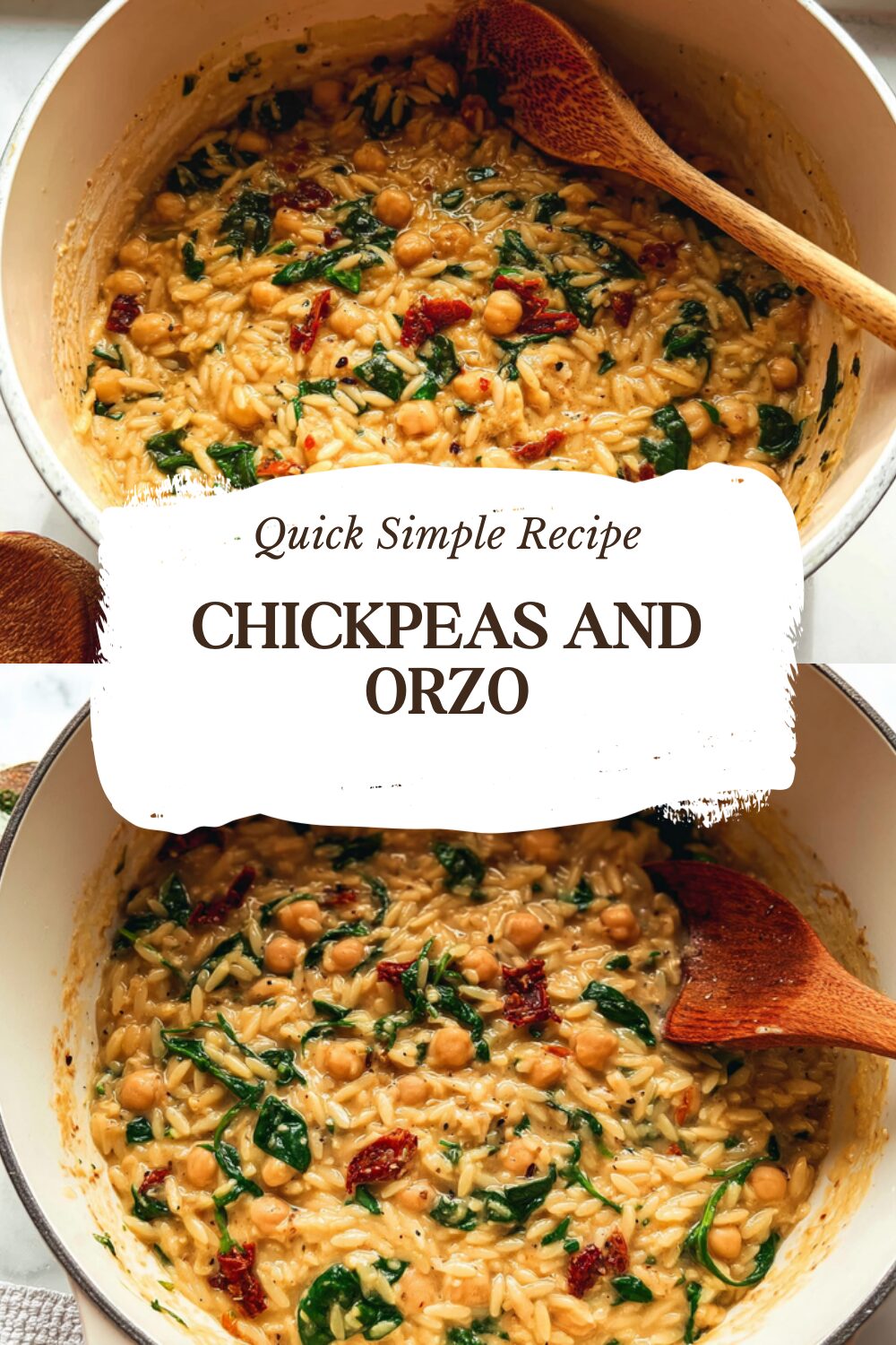 Chickpeas And Orzo