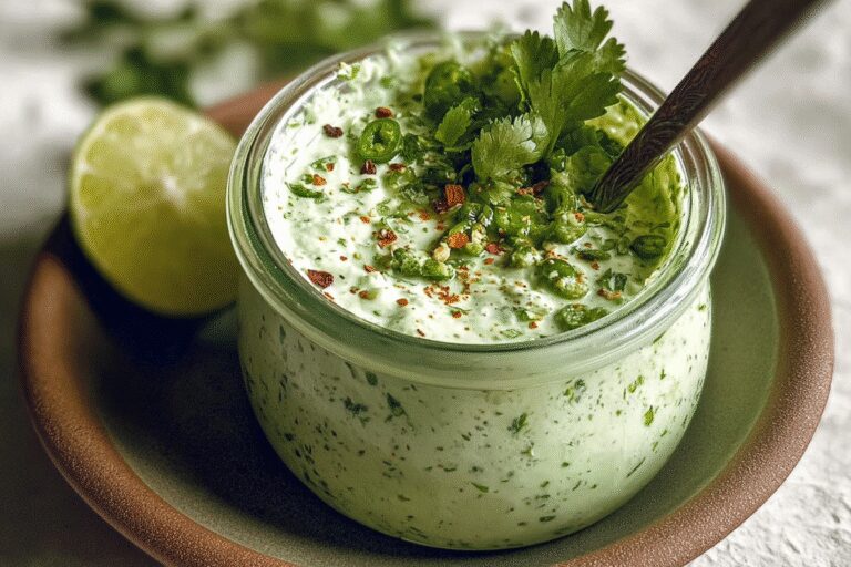 Cilantro Garlic Jalapeno Lime Sauce 78.Png