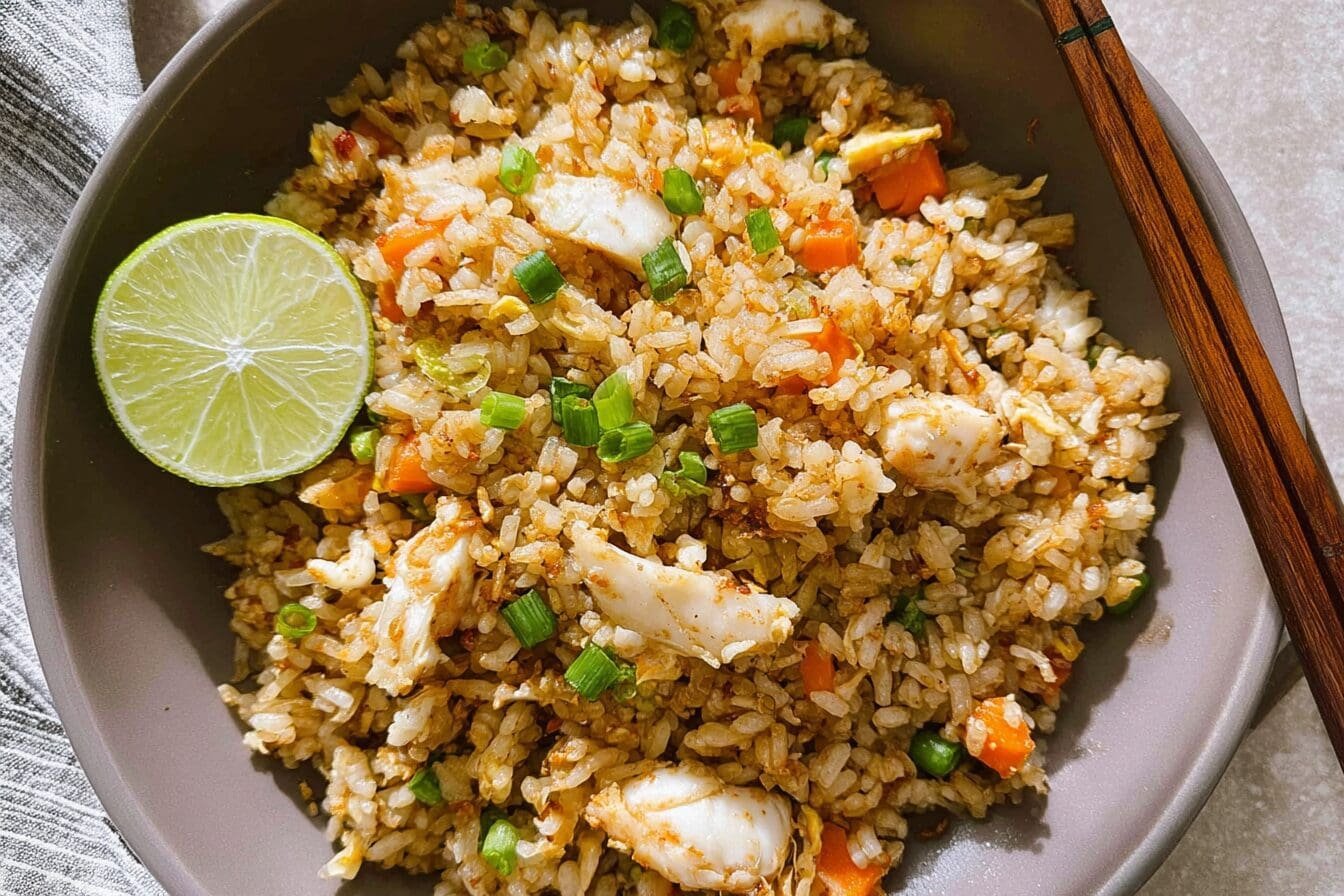 Alige Rice Crab Fried Rice Recipe With Fresh Seafood And Spices