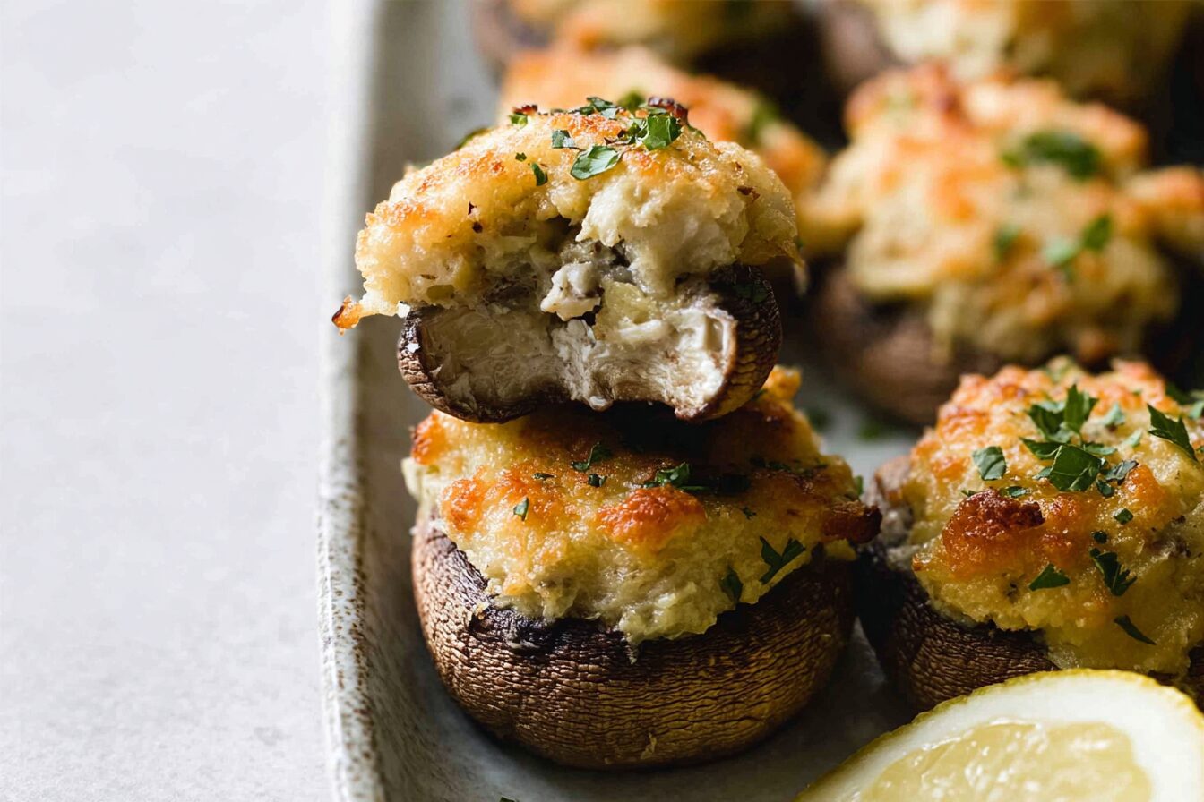 Crab Stuffed Mushrooms
