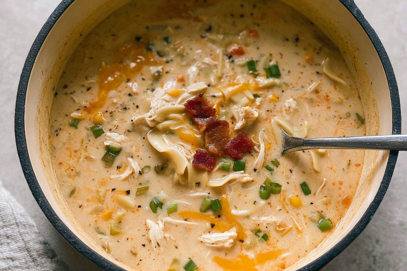 Crack Chicken Noodle Soup