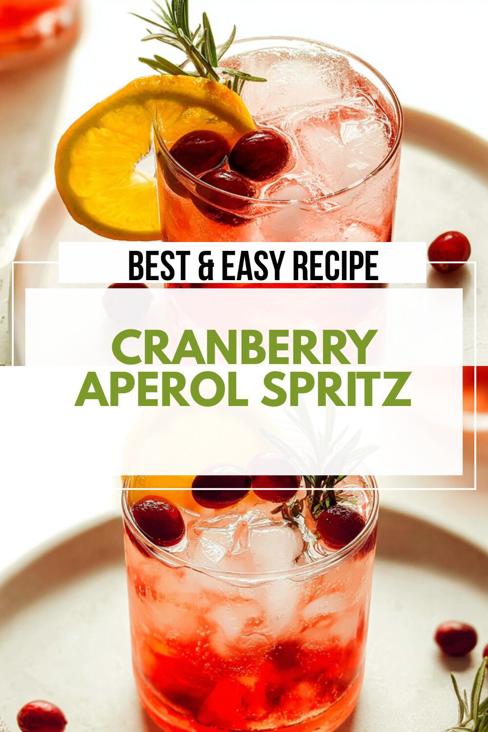Cranberry Aperol Spritz