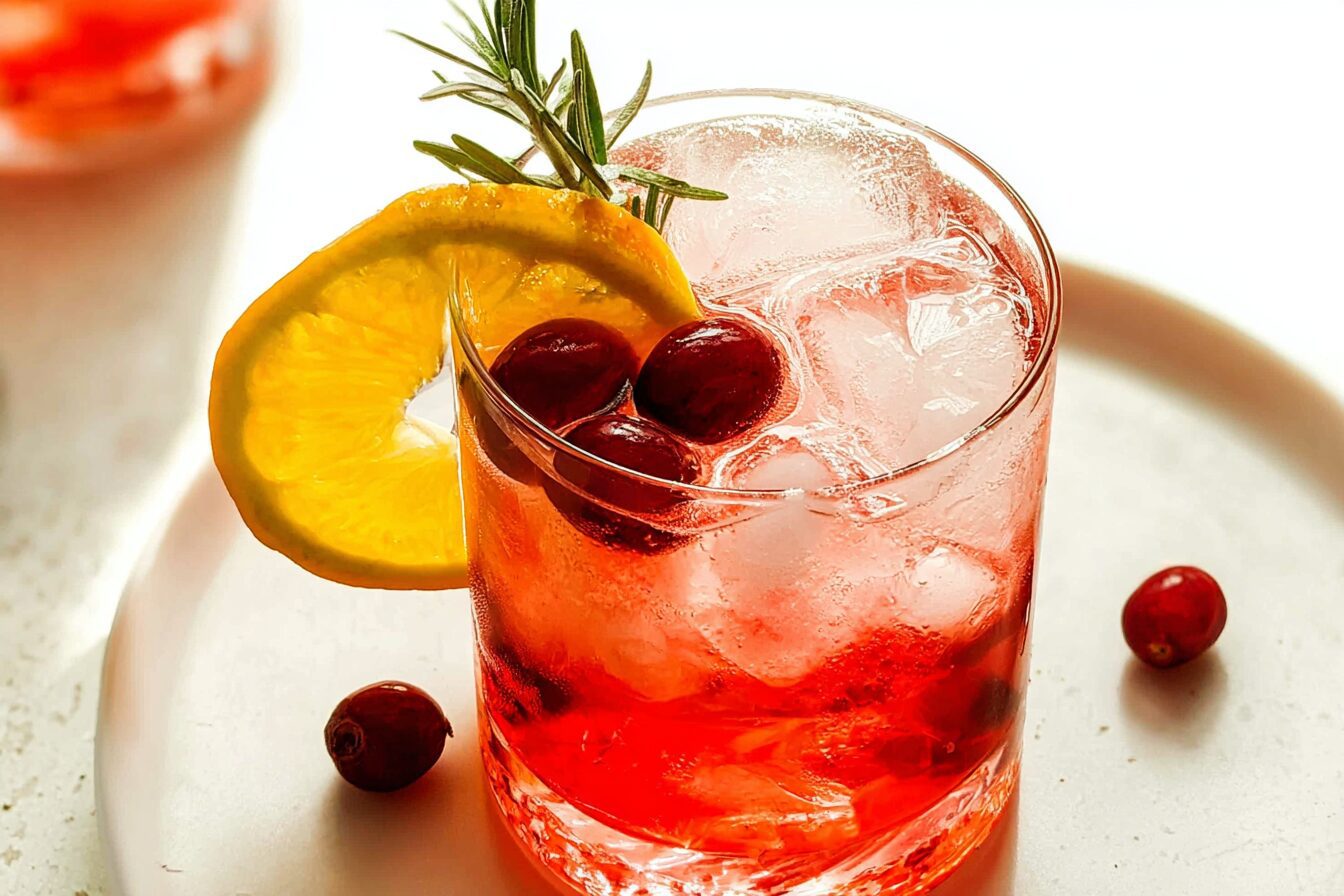 Cranberry Aperol Spritz