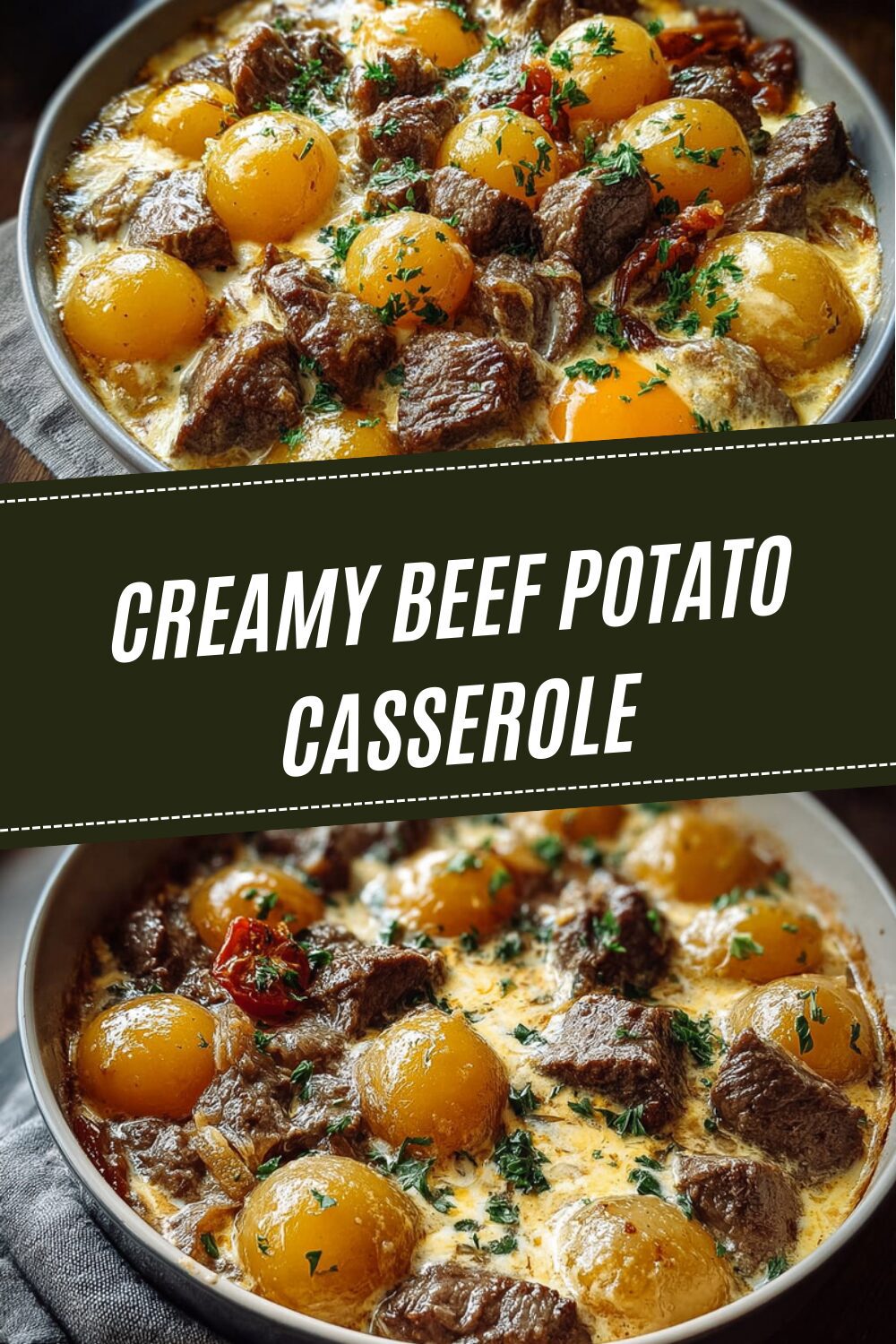 Creamy Beef Potato Casserole
