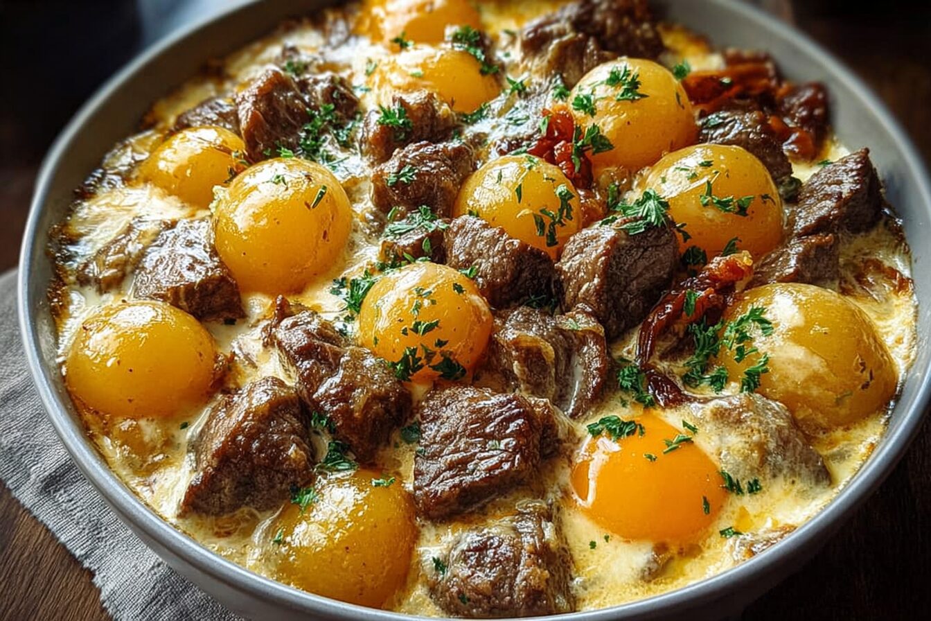 Creamy Beef Potato Casserole