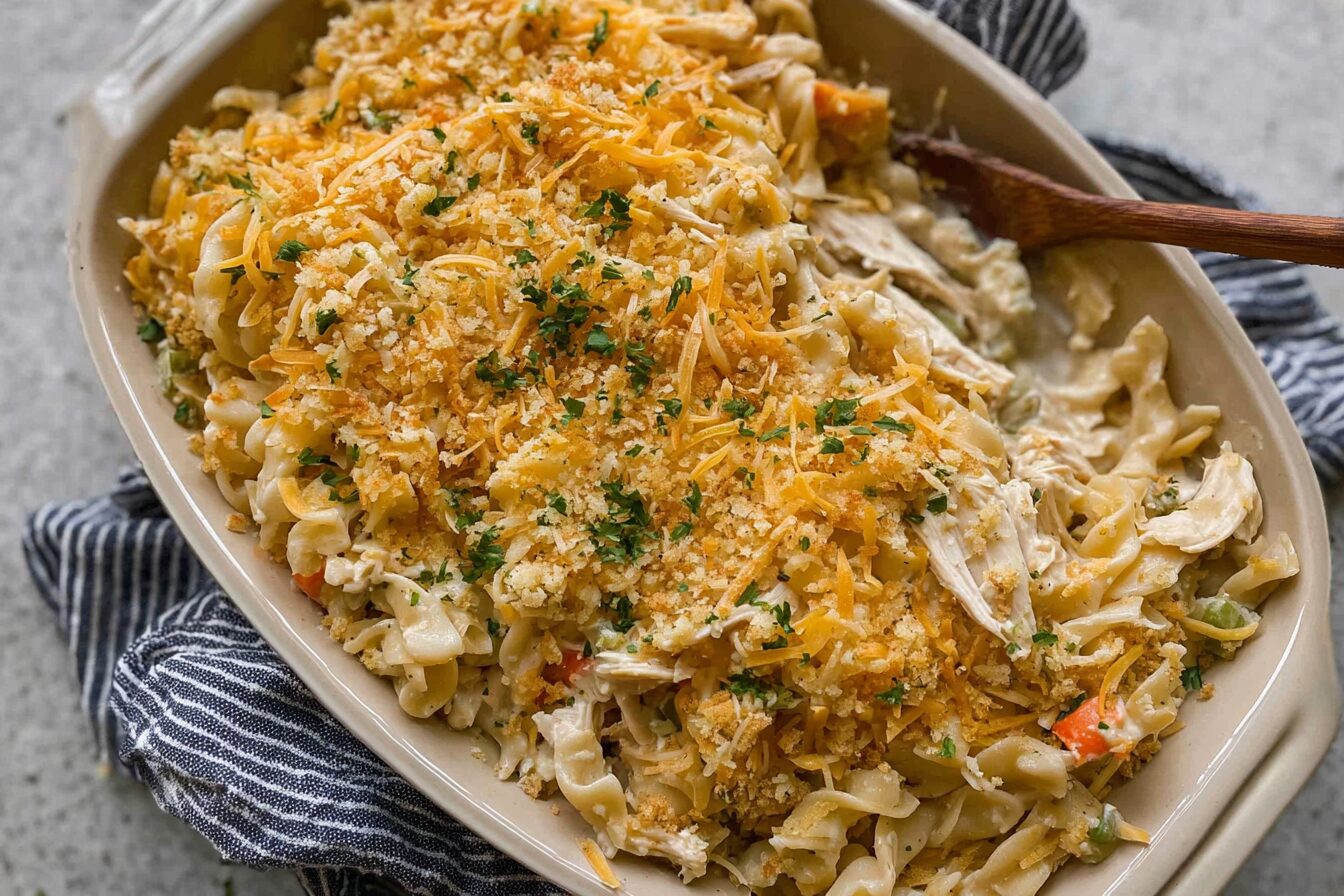 Creamy Chicken Noodle Casserole