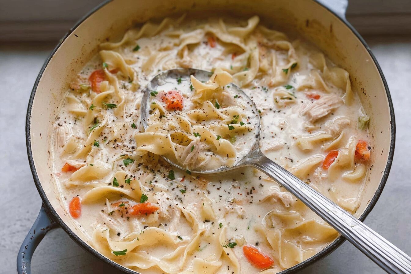 Creamy Chicken Noodle Soup