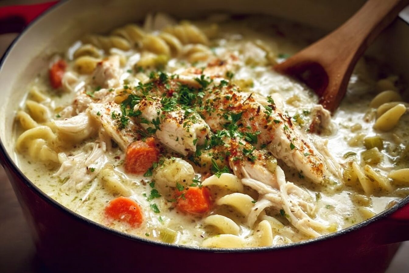 Creamy Chicken Noodle Soup