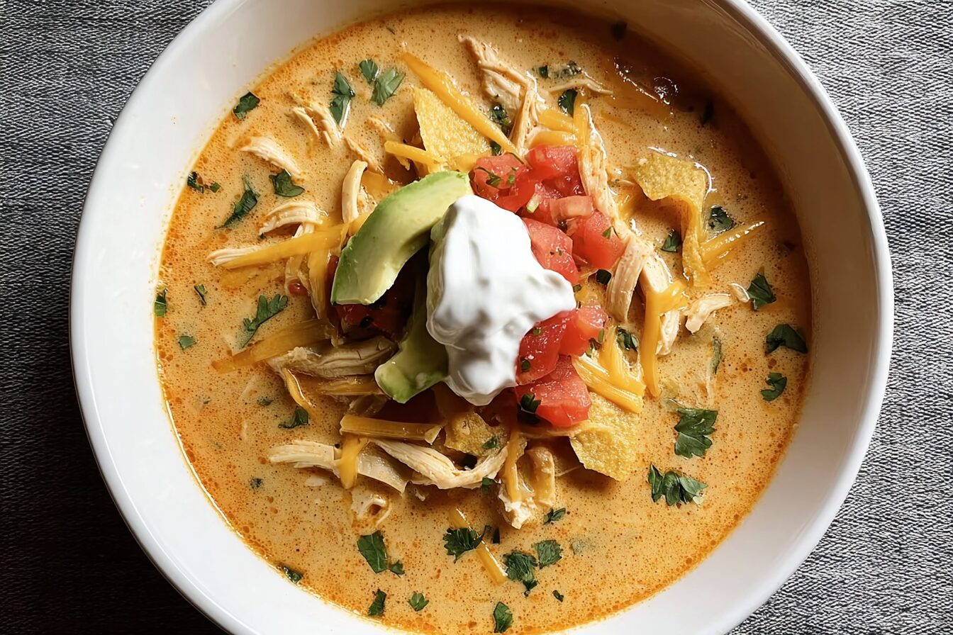 Creamy Chicken Tortilla Soup