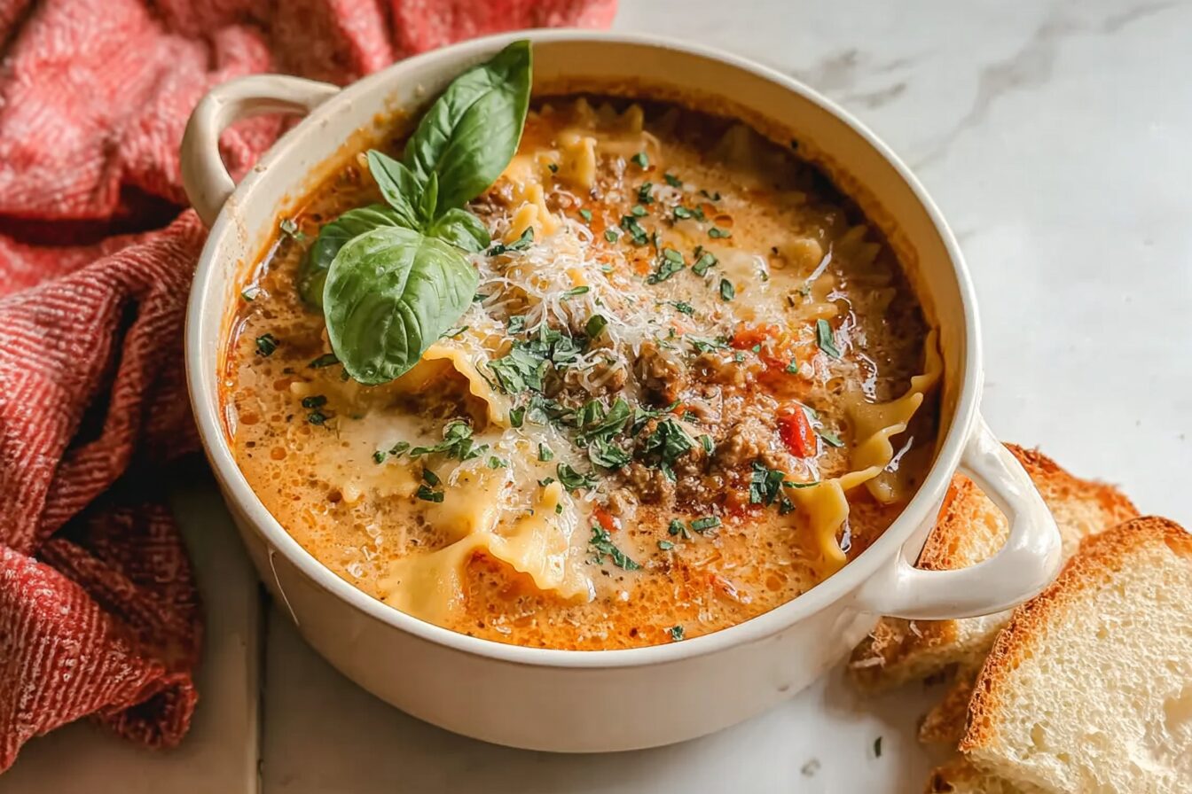 Creamy Lasagna Soup