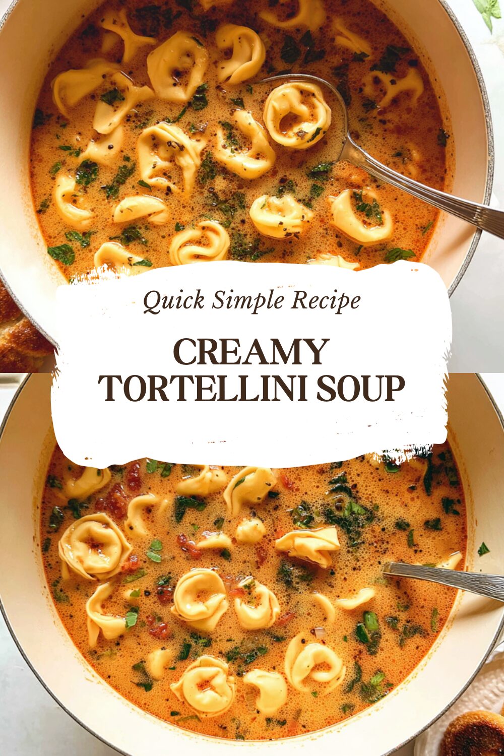Creamy Tortellini Soup