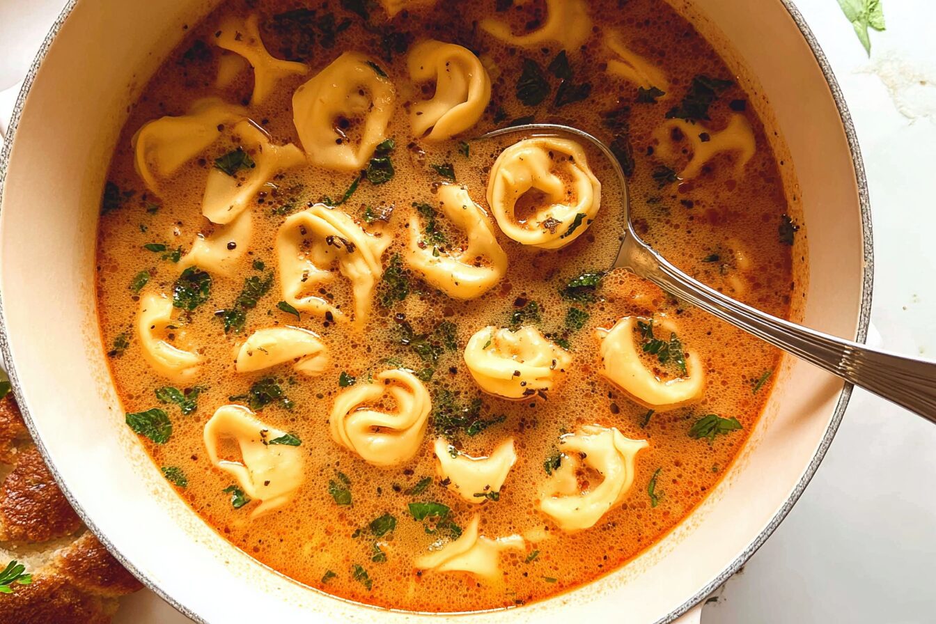 Creamy Tortellini Soup