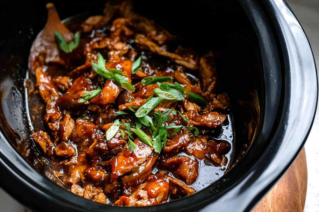 Crockpot Bourbon Chicken