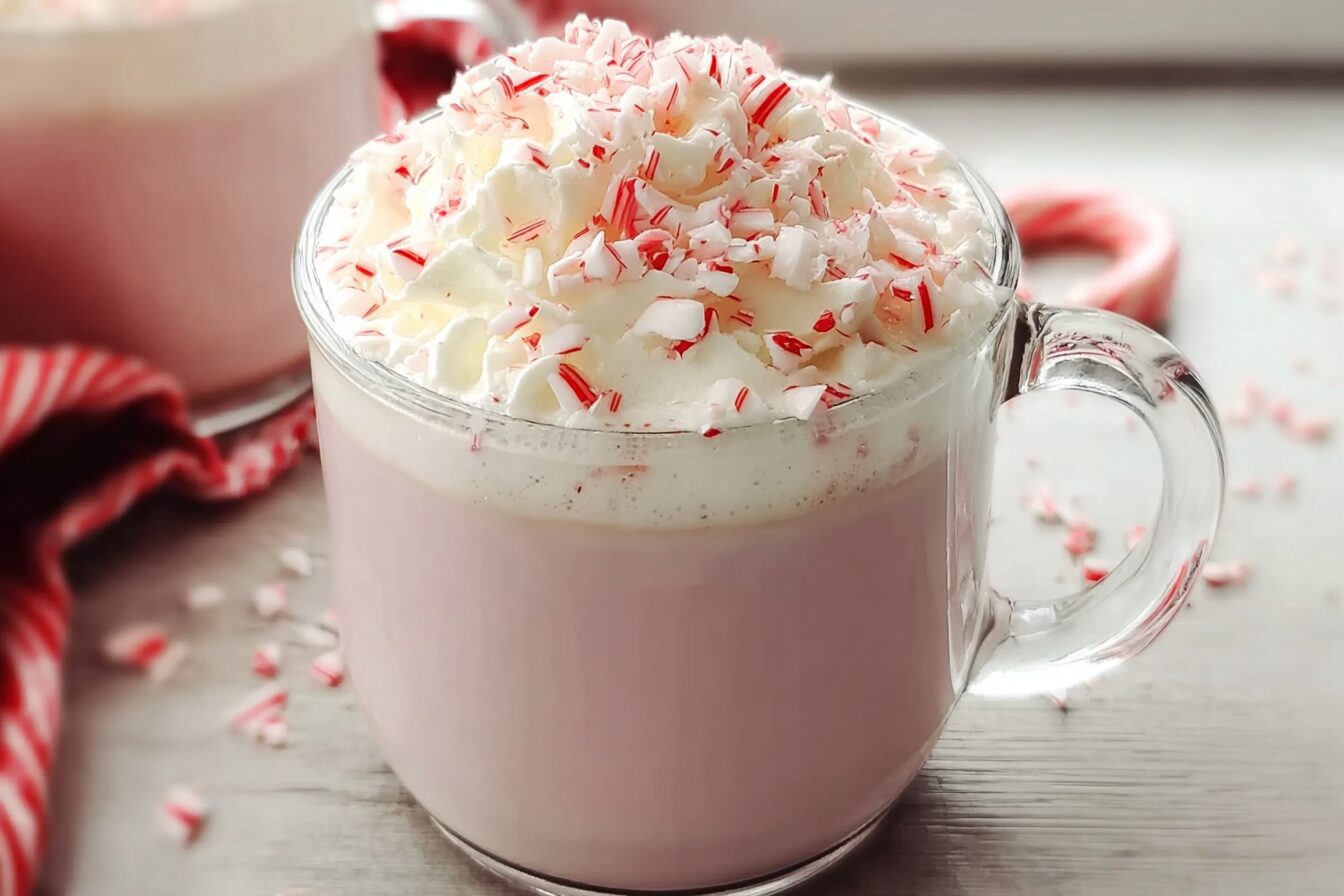 Crockpot Candy Cane White Hot Chocolate