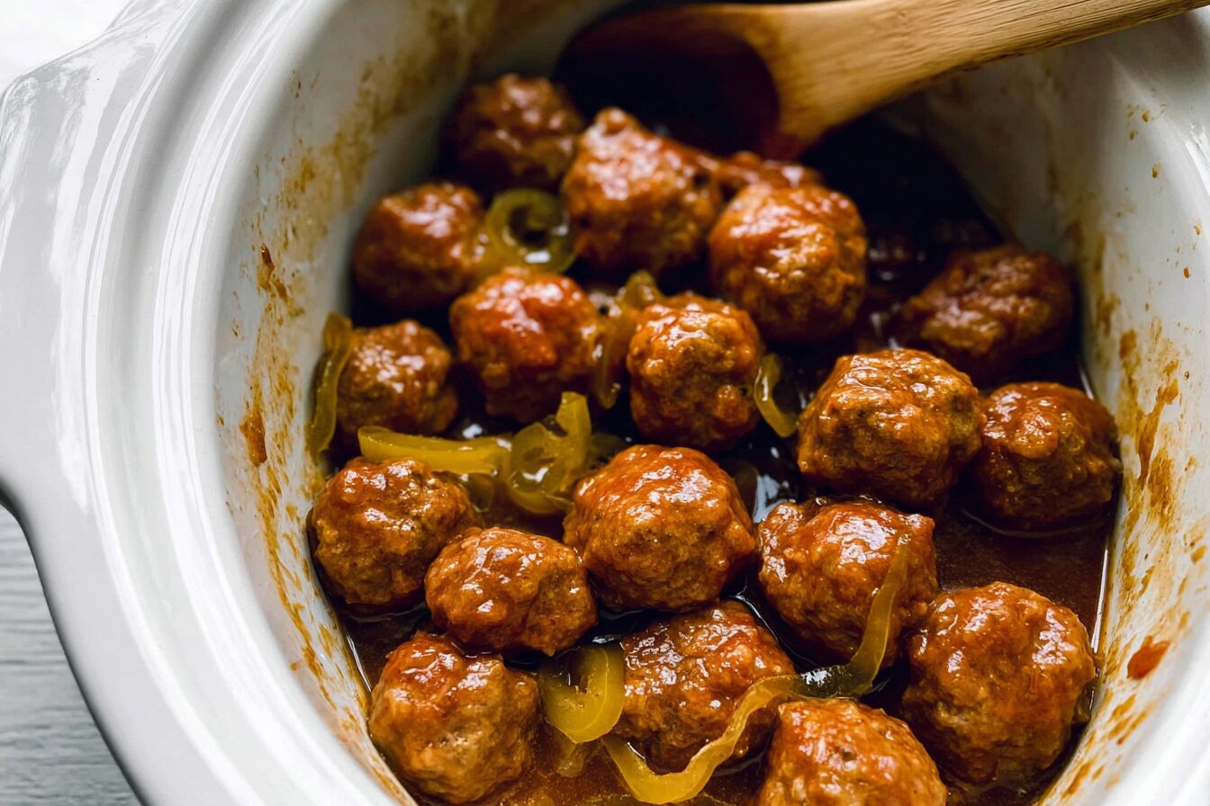 Crockpot Mississippi Meatballs
